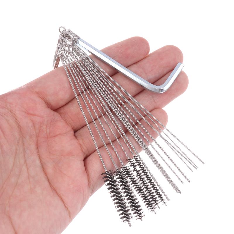 Car Cleaning Brush - 1Set Carburetor Cleaning Tool Kit Jet